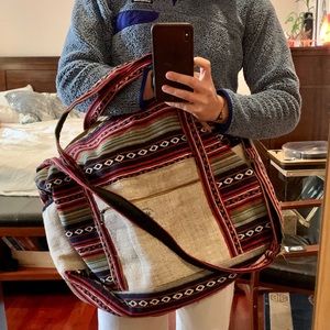 Himalayan Hemp Weekender Duffel Bag